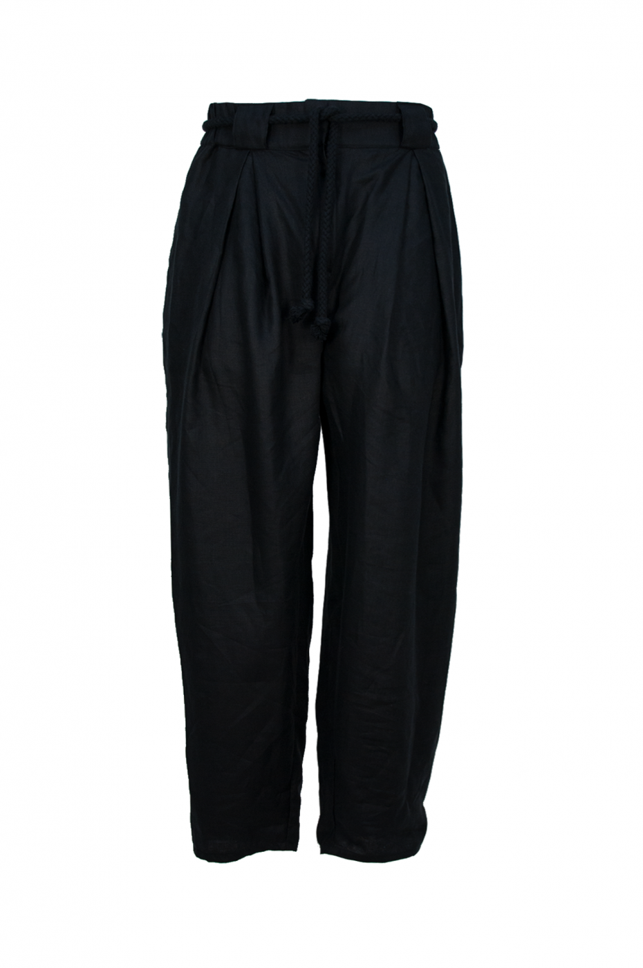 2023 Black Linen Pants - Pregadeus